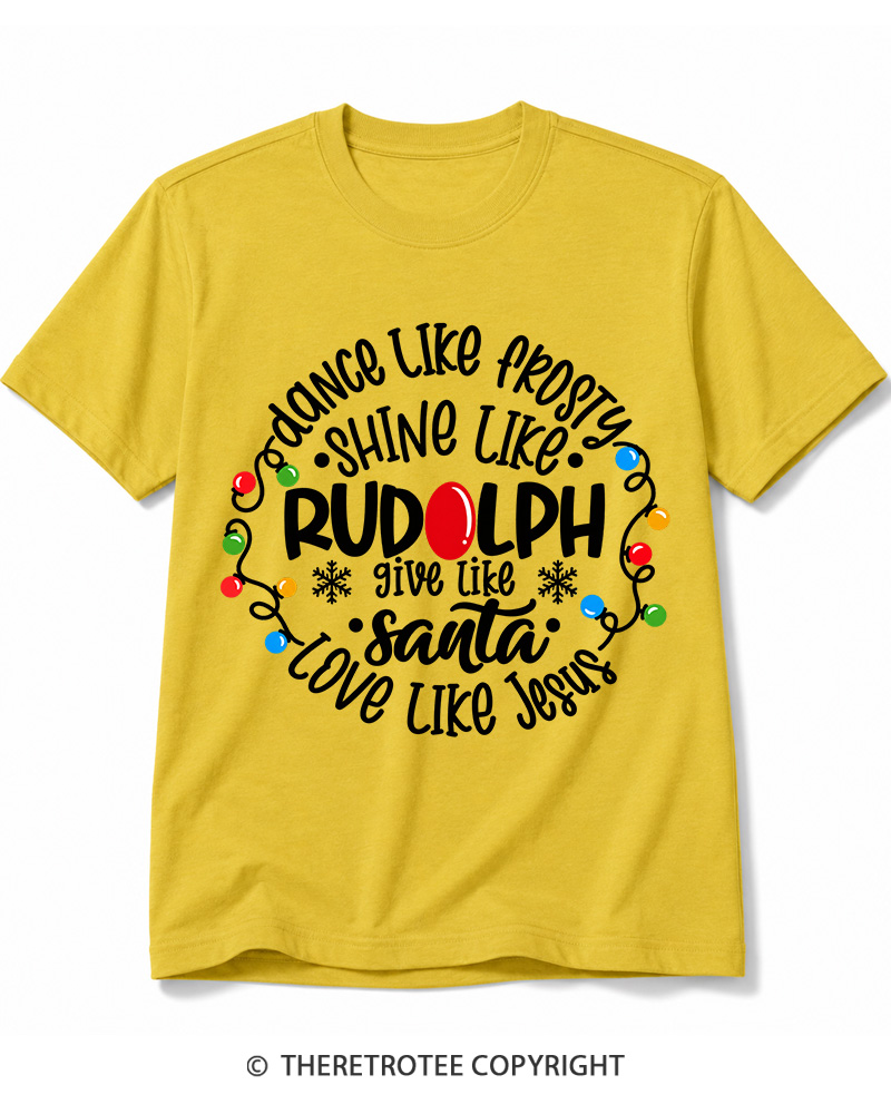 TheRetroTee Jive like Santa Retro Cotton T-Shirt