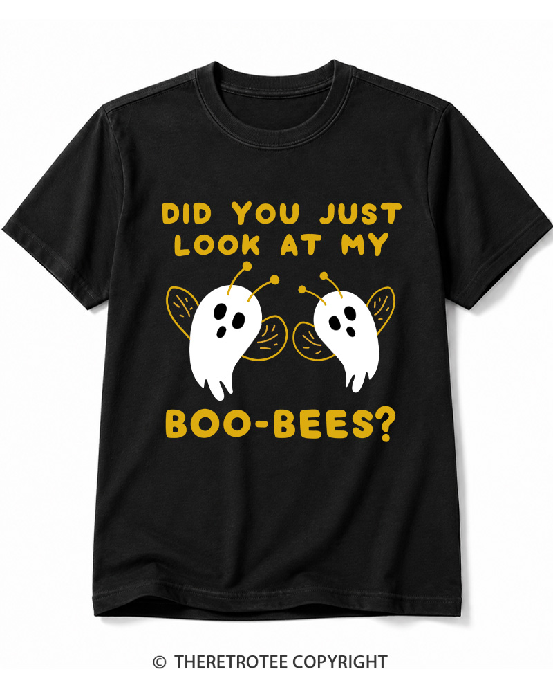 TheRetroTee Did You Just Look At My Boo-Bees 2000s Cotton T-Shirt