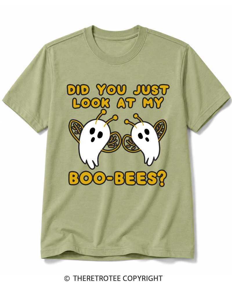 TheRetroTee Did You Just Look At My Boo-Bees 2000s Cotton T-Shirt