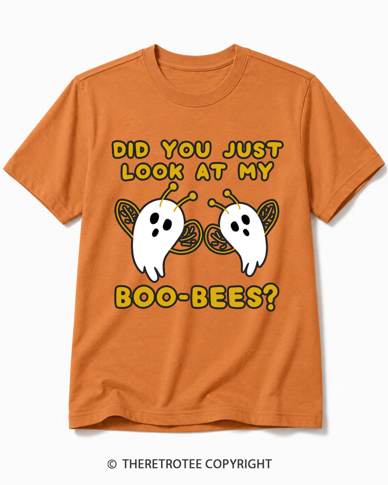 TheRetroTee Did You Just Look At My Boo-Bees 2000s Cotton T-Shirt