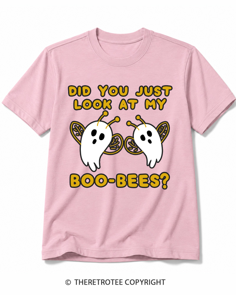 TheRetroTee Did You Just Look At My Boo-Bees 2000s Cotton T-Shirt