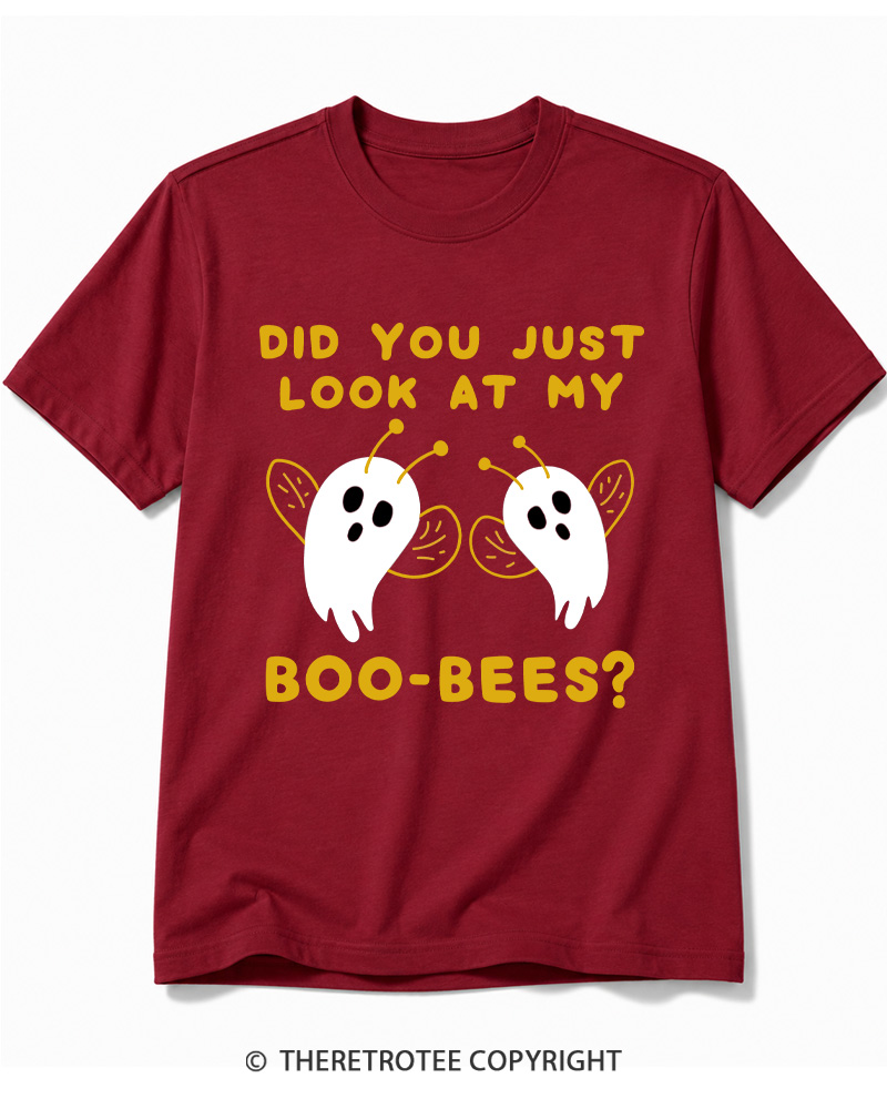 TheRetroTee Did You Just Look At My Boo-Bees 2000s Cotton T-Shirt