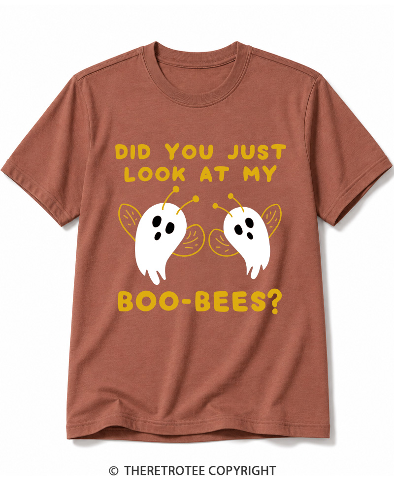 TheRetroTee Did You Just Look At My Boo-Bees 2000s Cotton T-Shirt