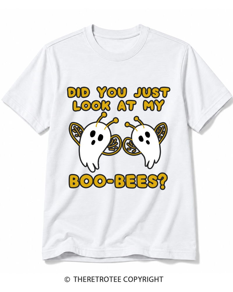 TheRetroTee Did You Just Look At My Boo-Bees 2000s Cotton T-Shirt