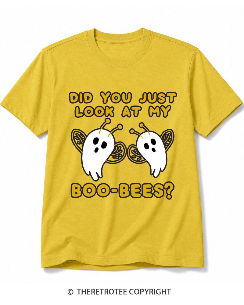 TheRetroTee Did You Just Look At My Boo-Bees 2000s Cotton T-Shirt