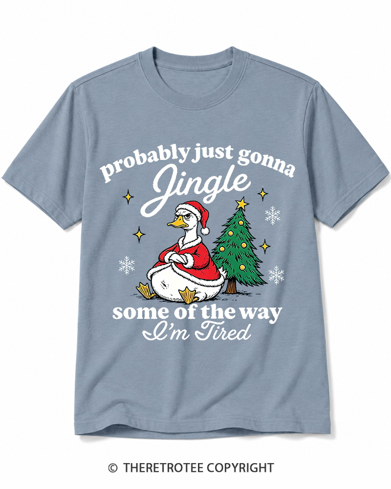 TheRetroTee Probably Just Gonna Jingle 1960s Cotton T-Shirt