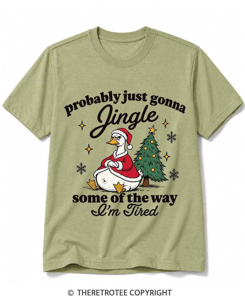 TheRetroTee Probably Just Gonna Jingle 1960s Cotton T-Shirt