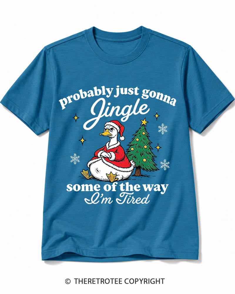 TheRetroTee Probably Just Gonna Jingle 1960s Cotton T-Shirt