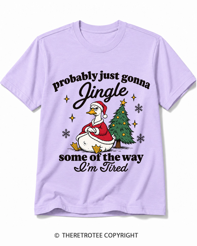 TheRetroTee Probably Just Gonna Jingle 1960s Cotton T-Shirt