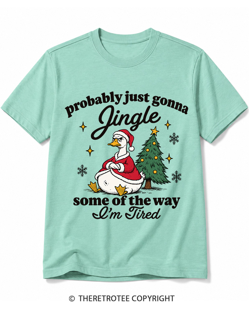 TheRetroTee Probably Just Gonna Jingle 1960s Cotton T-Shirt
