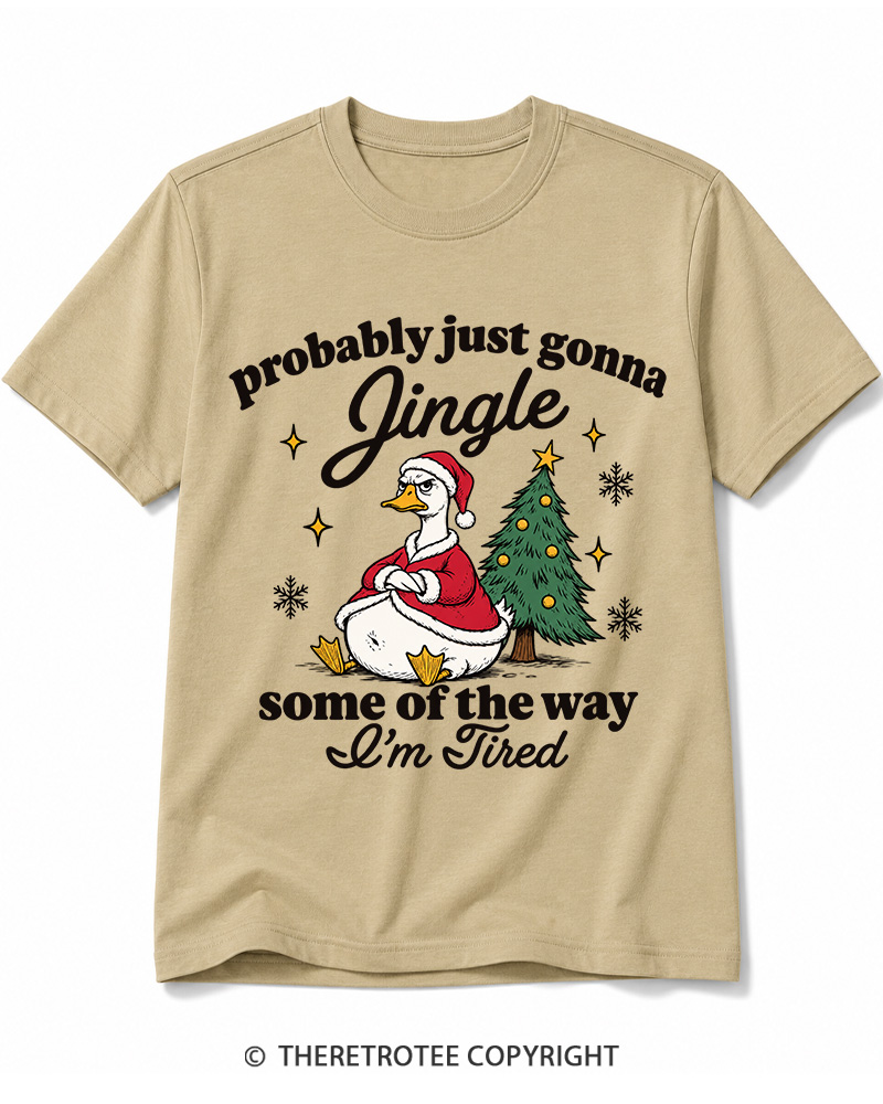 TheRetroTee Probably Just Gonna Jingle 1960s Cotton T-Shirt