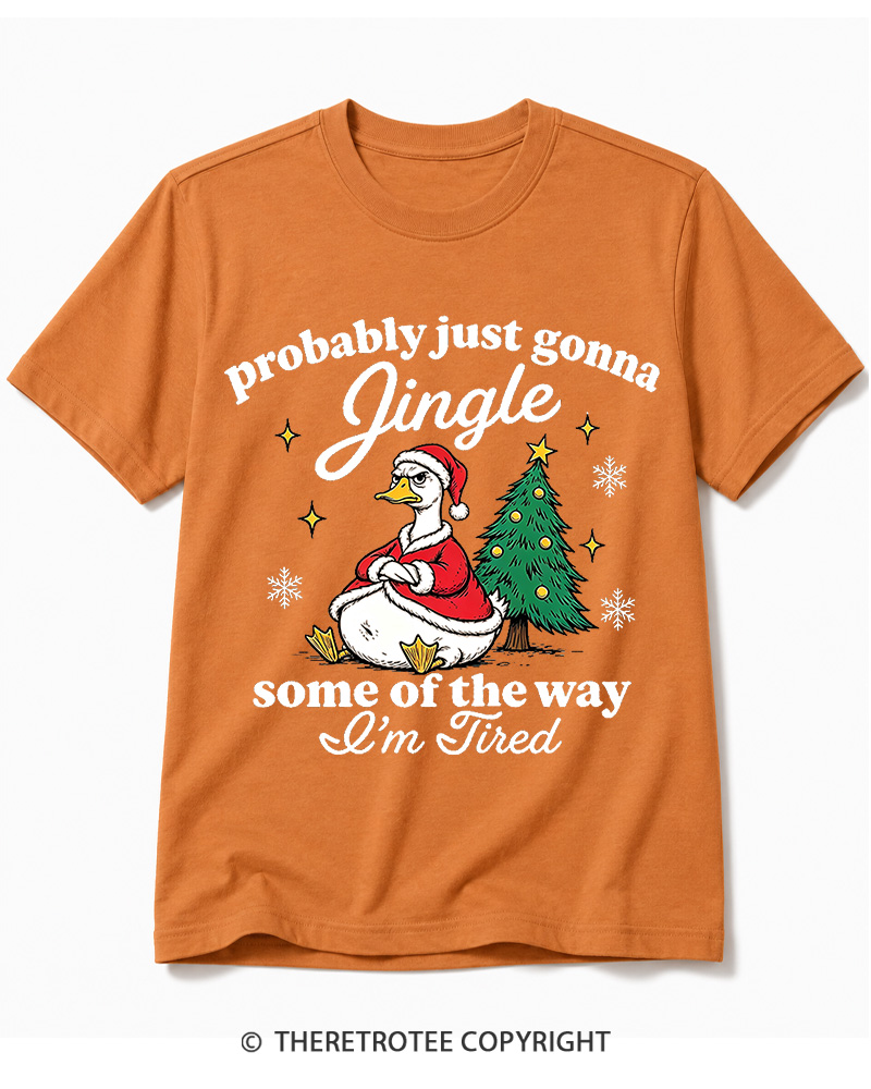 TheRetroTee Probably Just Gonna Jingle 1960s Cotton T-Shirt