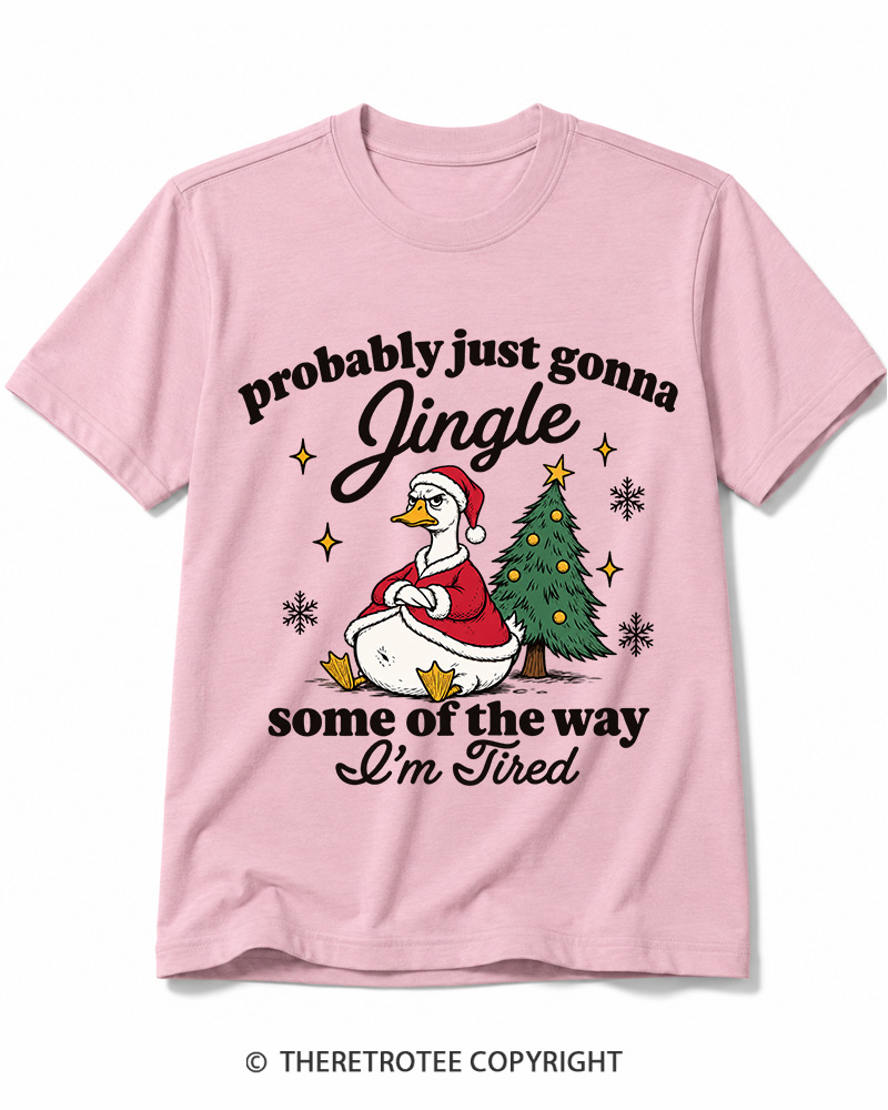 TheRetroTee Probably Just Gonna Jingle 1960s Cotton T-Shirt