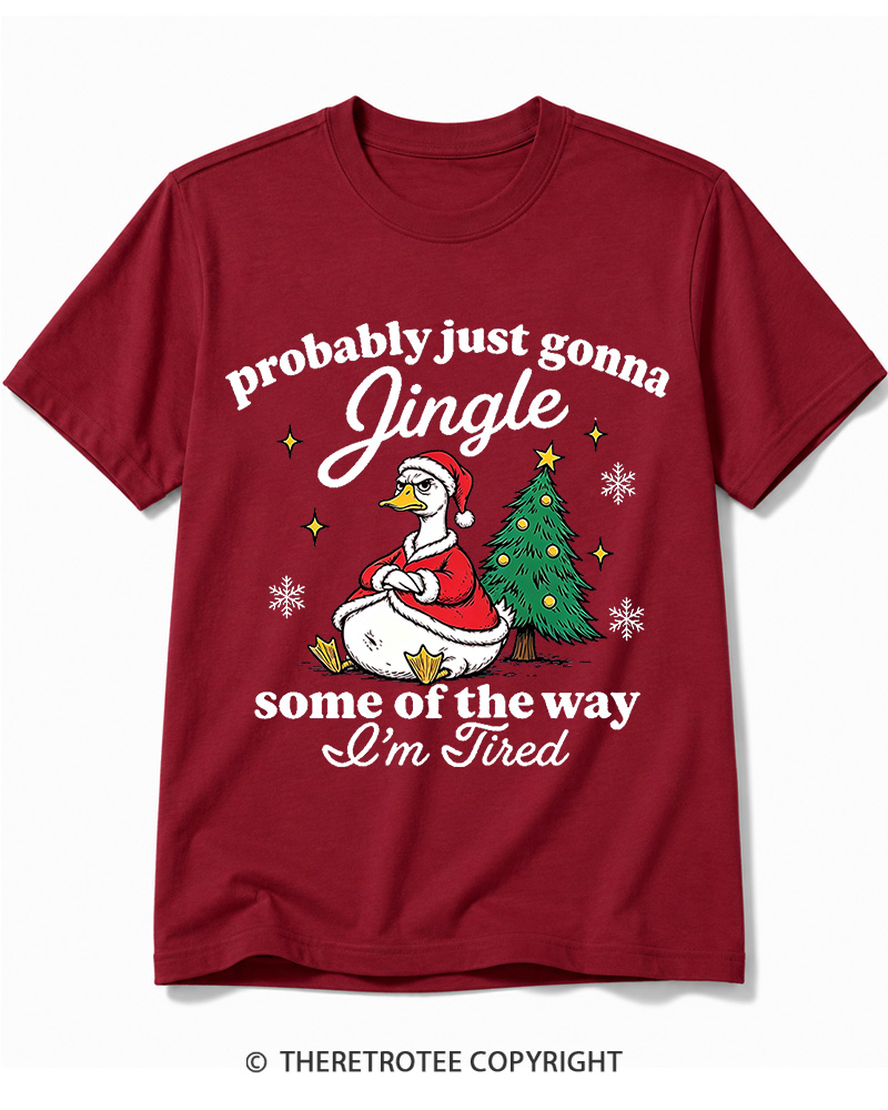 TheRetroTee Probably Just Gonna Jingle 1960s Cotton T-Shirt