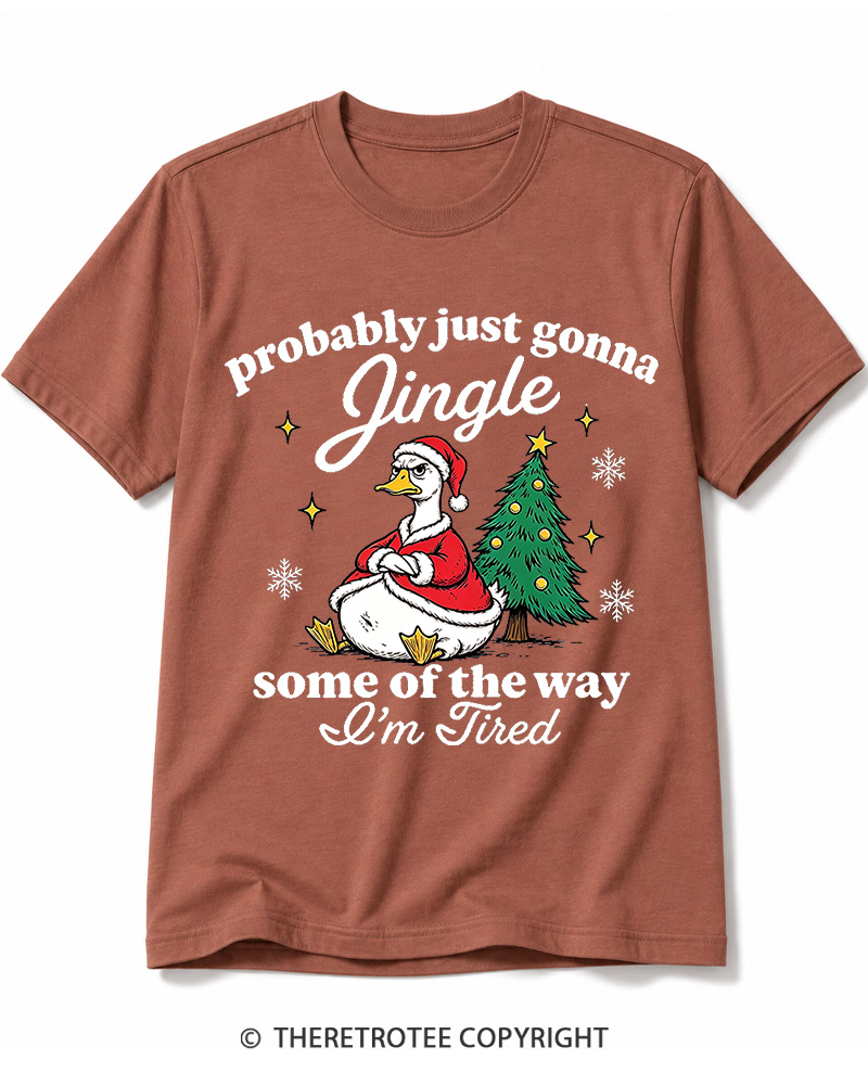TheRetroTee Probably Just Gonna Jingle 1960s Cotton T-Shirt