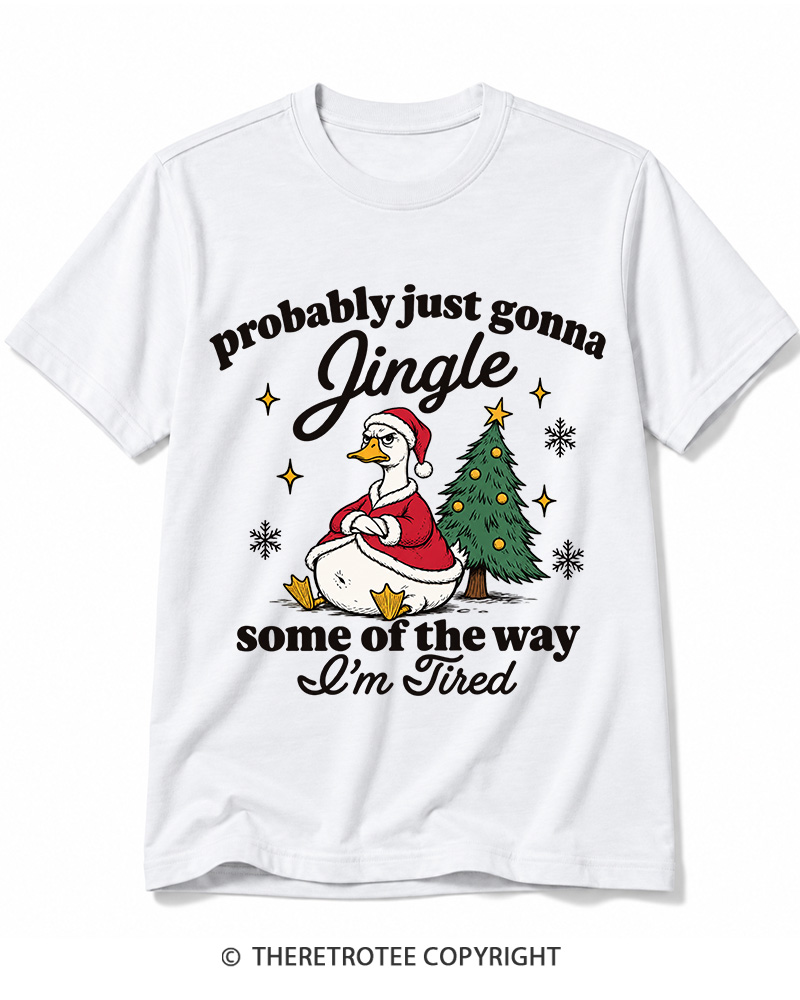TheRetroTee Probably Just Gonna Jingle 1960s Cotton T-Shirt