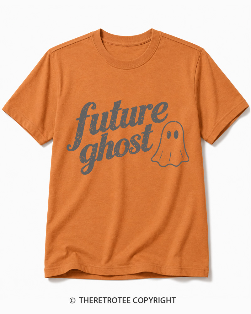 TheRetroTee Future Ghost 1970s Cotton T-Shirt
