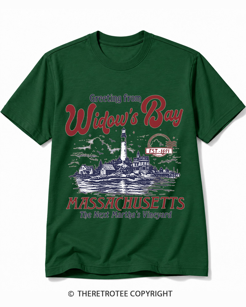 TheRetroTee Getting On Widow’s Bay 1980s Cotton T-Shirt