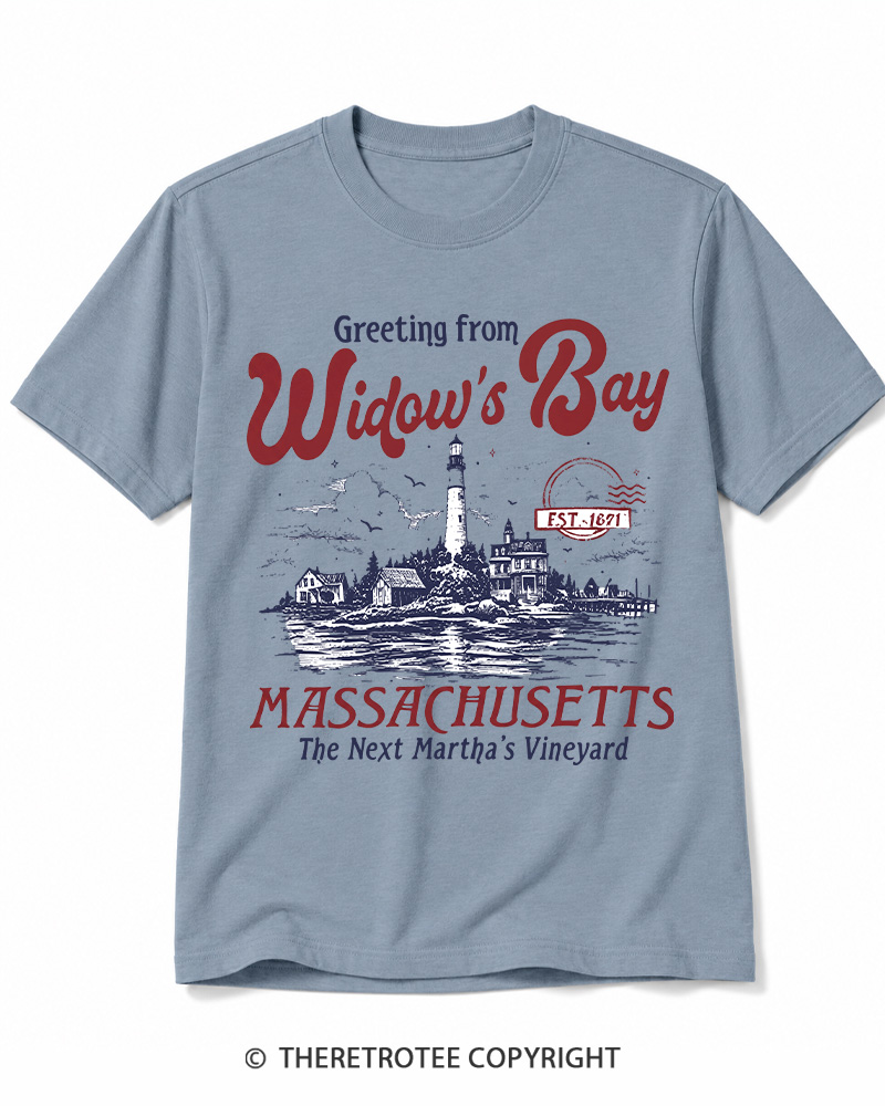 TheRetroTee Getting On Widow’s Bay 1980s Cotton T-Shirt