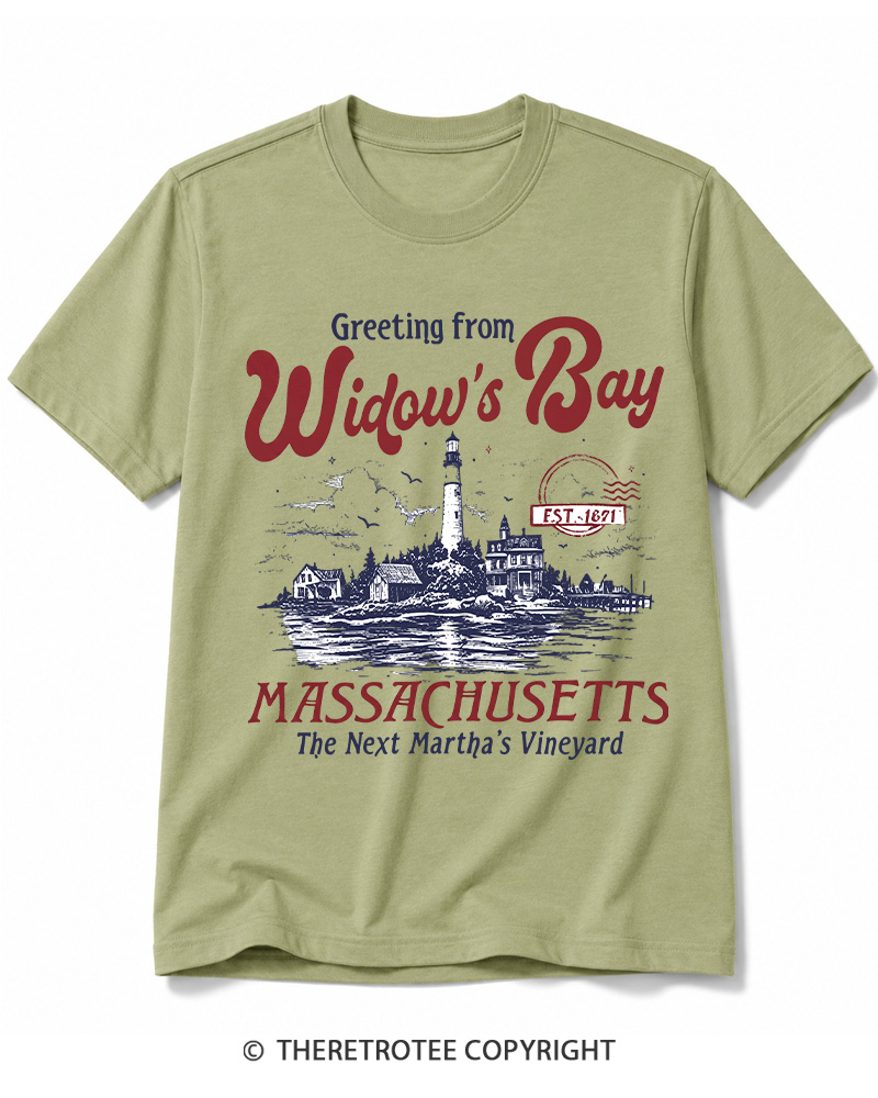 TheRetroTee Getting On Widow’s Bay 1980s Cotton T-Shirt
