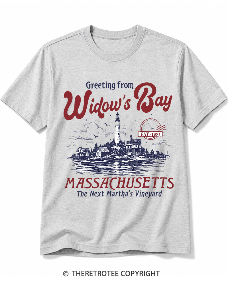 TheRetroTee Getting On Widow’s Bay 1980s Cotton T-Shirt