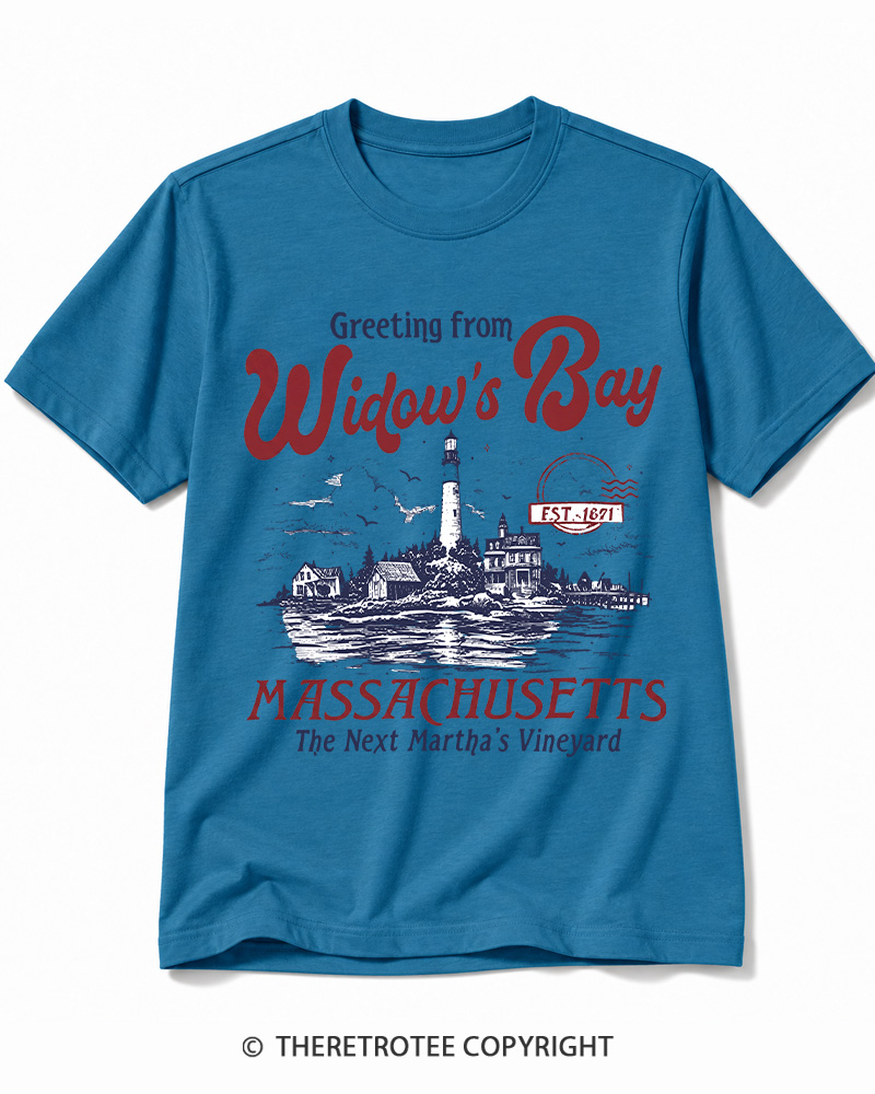 TheRetroTee Getting On Widow’s Bay 1980s Cotton T-Shirt