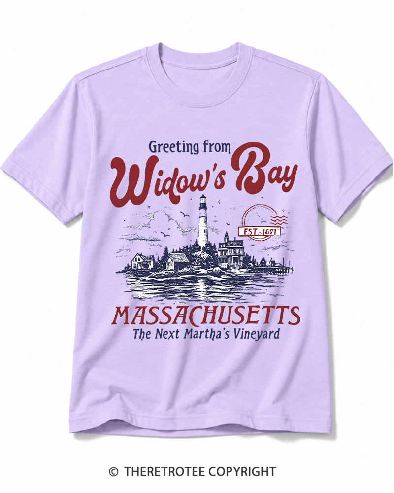 TheRetroTee Getting On Widow’s Bay 1980s Cotton T-Shirt
