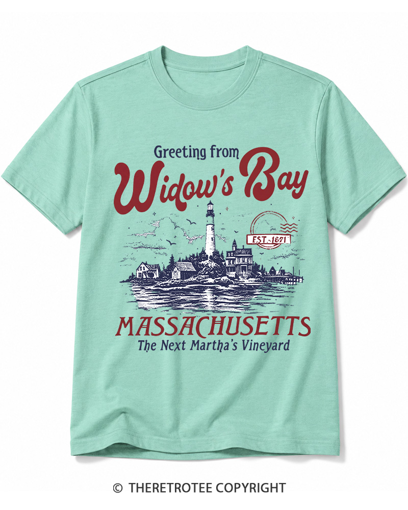 TheRetroTee Getting On Widow’s Bay 1980s Cotton T-Shirt