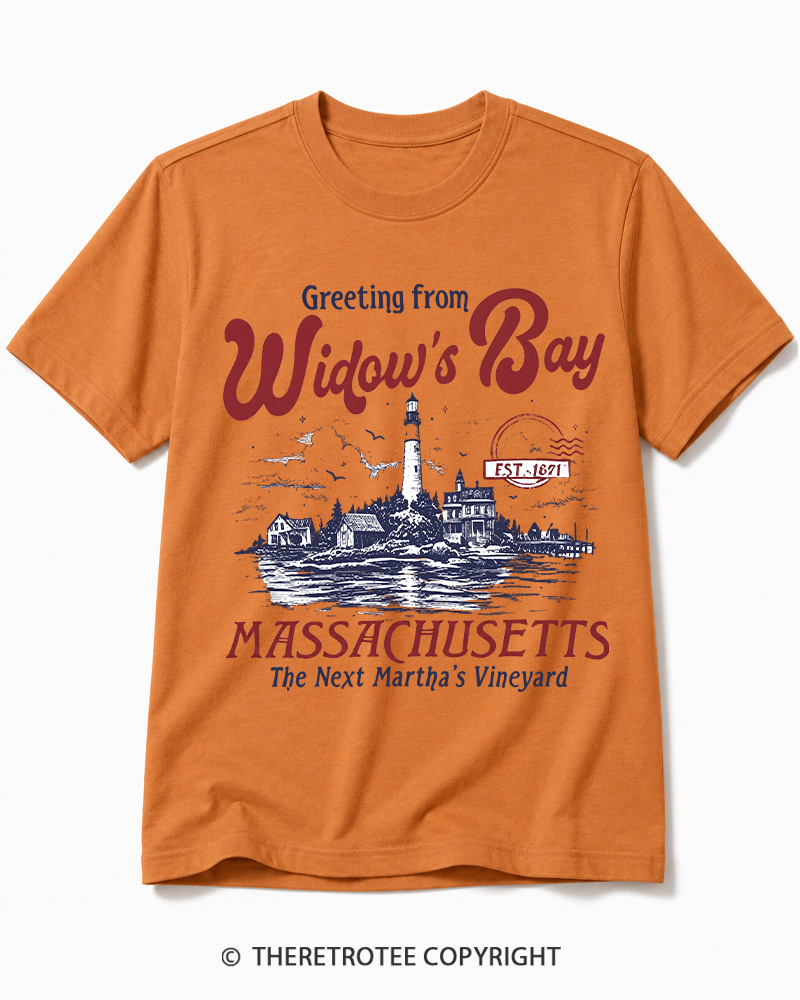TheRetroTee Getting On Widow’s Bay 1980s Cotton T-Shirt