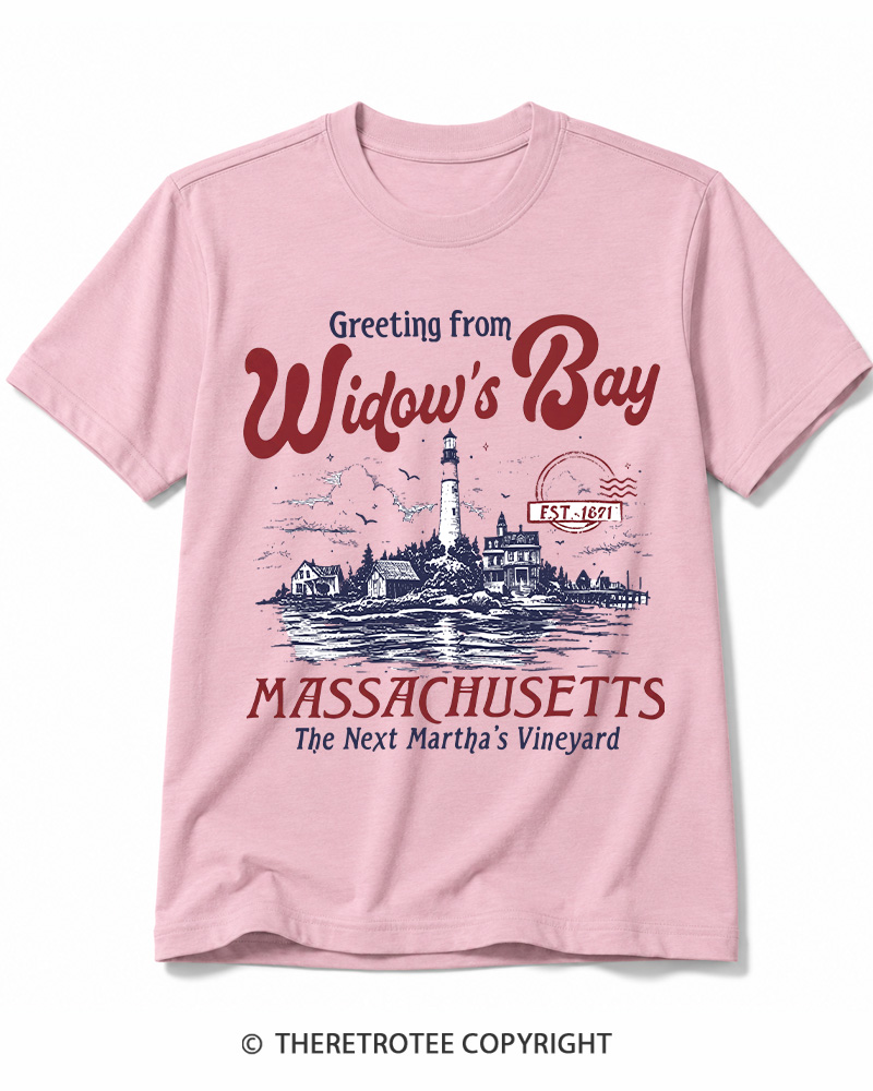 TheRetroTee Getting On Widow’s Bay 1980s Cotton T-Shirt