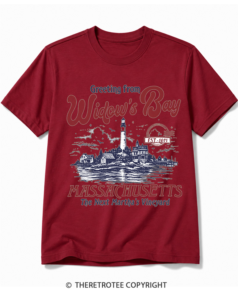 TheRetroTee Getting On Widow’s Bay 1980s Cotton T-Shirt