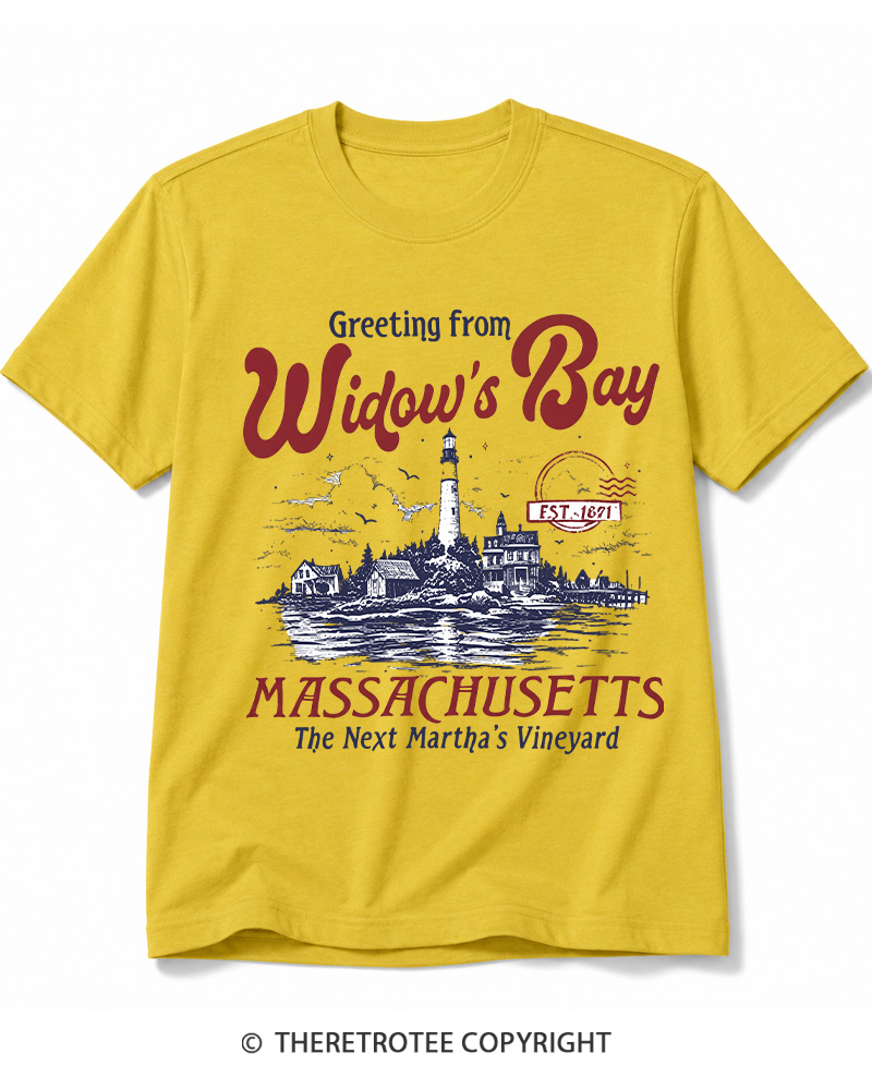 TheRetroTee Getting On Widow’s Bay 1980s Cotton T-Shirt