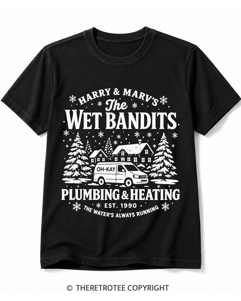TheRetroTee The Wet Bandits 1990s Cotton T-Shirt