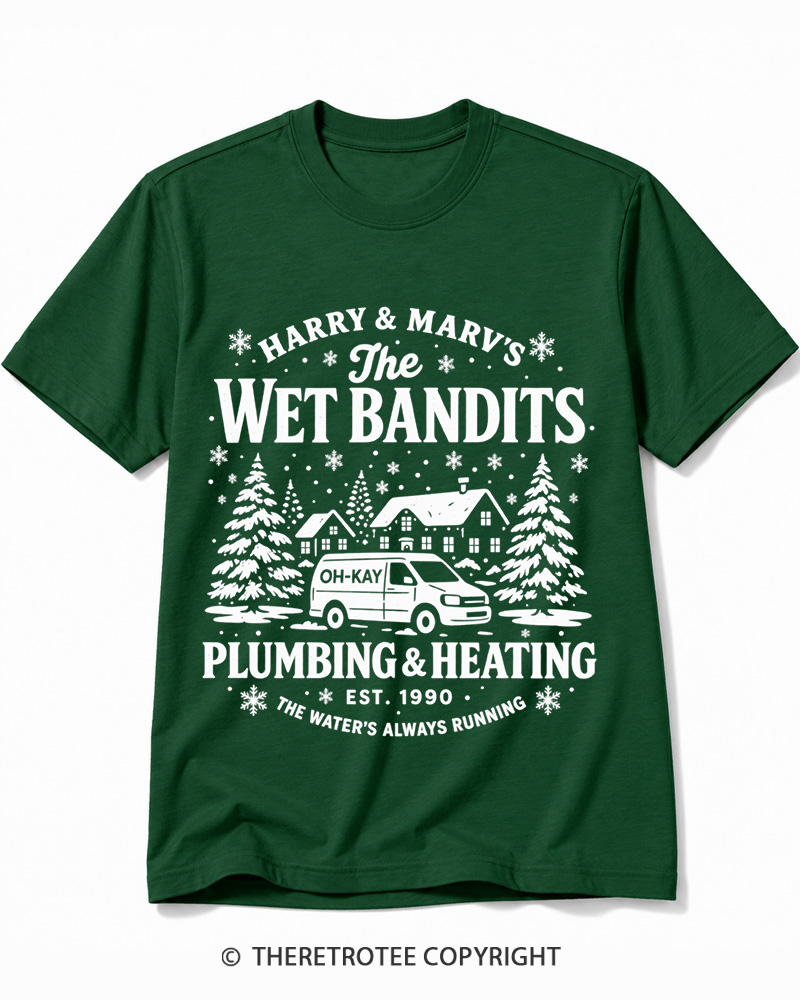 TheRetroTee The Wet Bandits 1990s Cotton T-Shirt