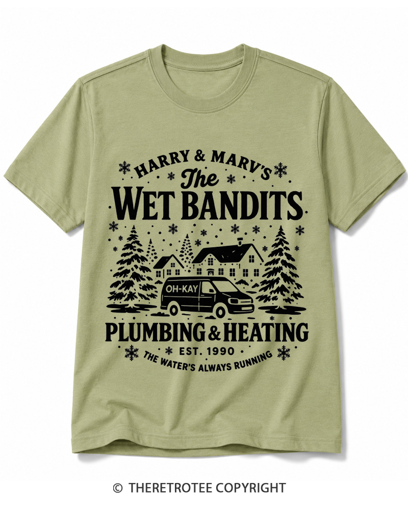 TheRetroTee The Wet Bandits 1990s Cotton T-Shirt