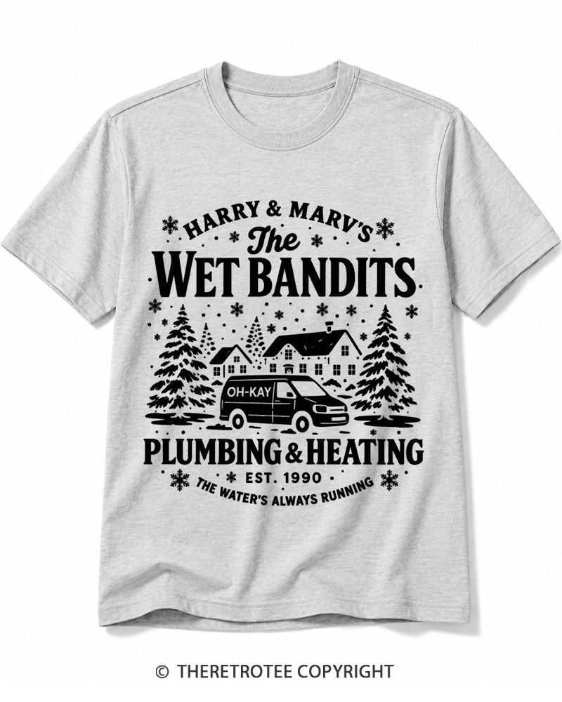 TheRetroTee The Wet Bandits 1990s Cotton T-Shirt