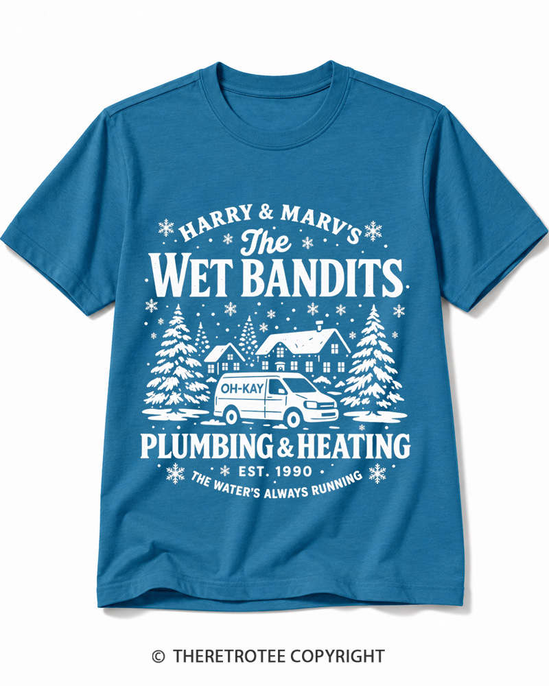 TheRetroTee The Wet Bandits 1990s Cotton T-Shirt