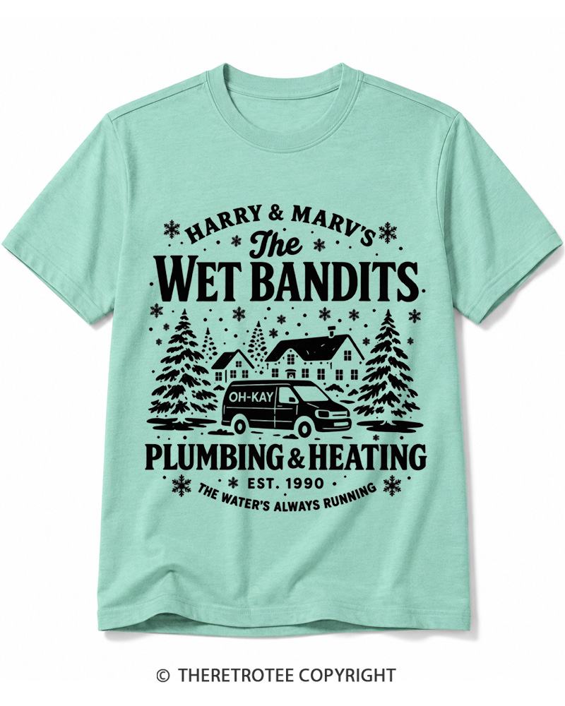 TheRetroTee The Wet Bandits 1990s Cotton T-Shirt