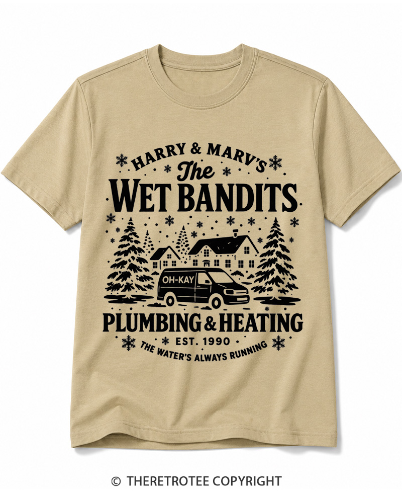 TheRetroTee The Wet Bandits 1990s Cotton T-Shirt