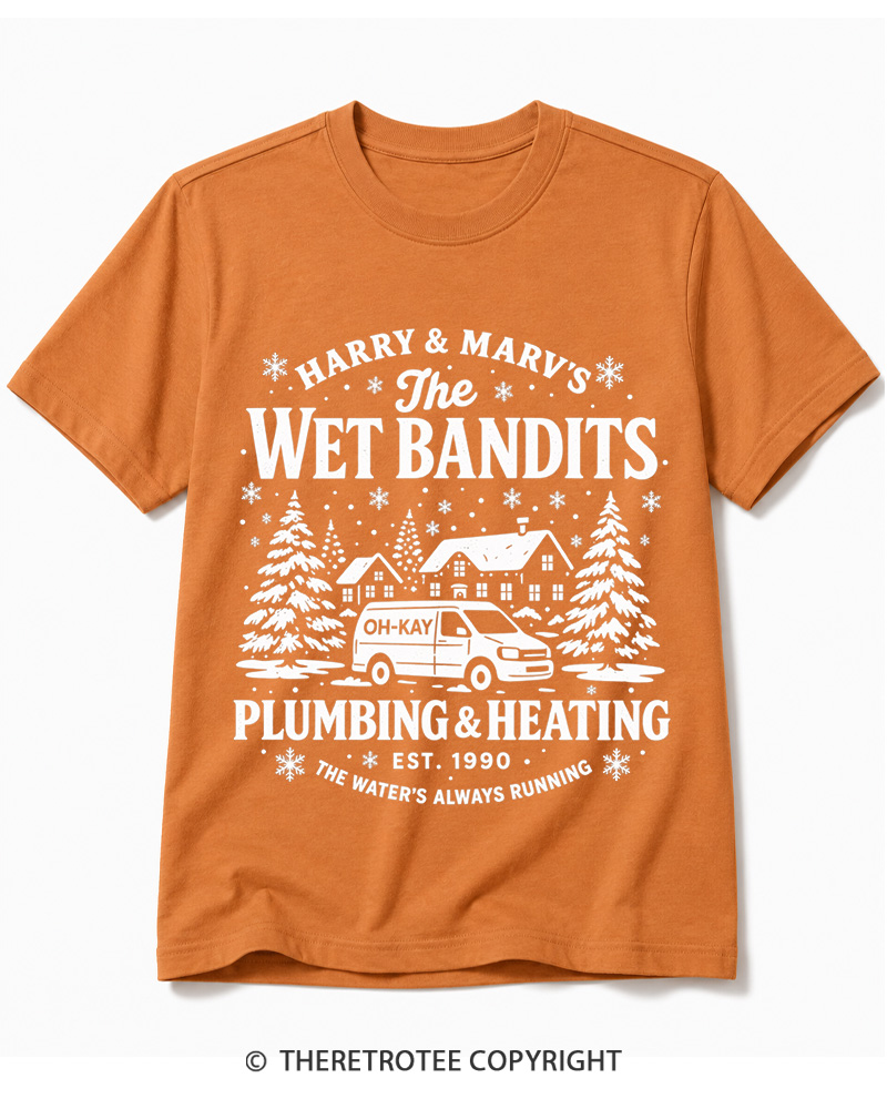 TheRetroTee The Wet Bandits 1990s Cotton T-Shirt
