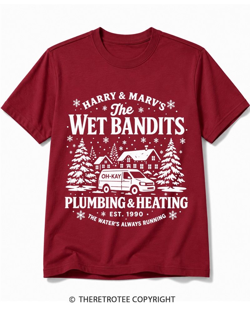TheRetroTee The Wet Bandits 1990s Cotton T-Shirt