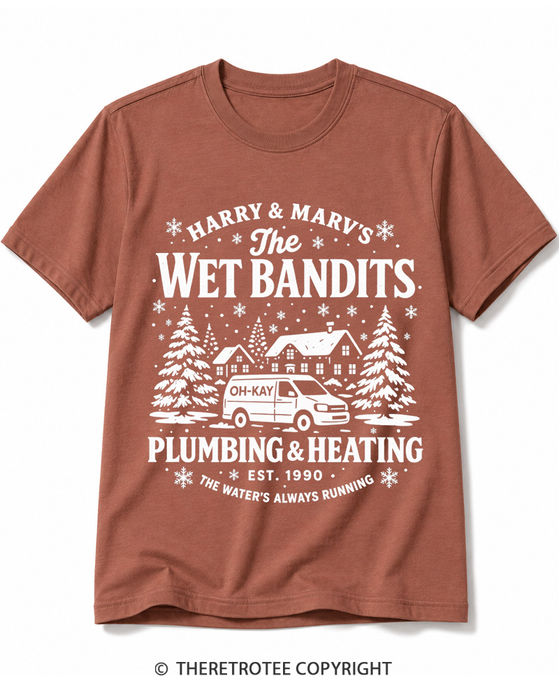 TheRetroTee The Wet Bandits 1990s Cotton T-Shirt
