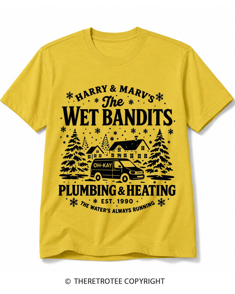 TheRetroTee The Wet Bandits 1990s Cotton T-Shirt