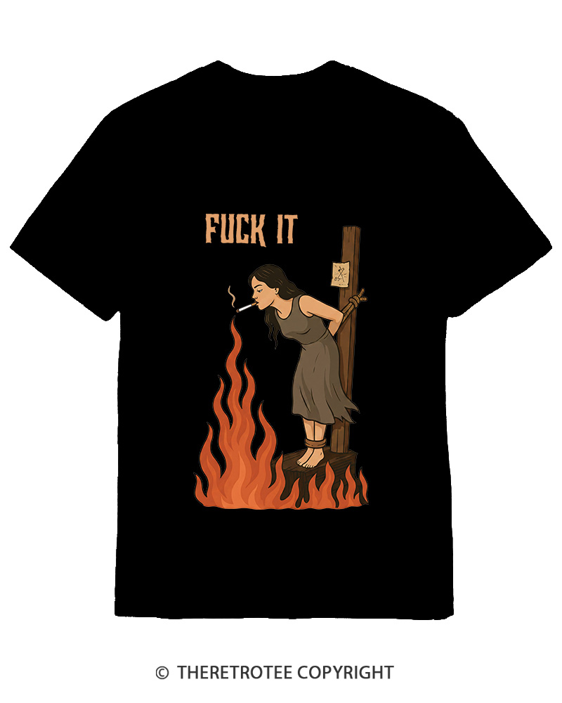 TheRetroTee Fuck It 1970s Cotton T-Shirt
