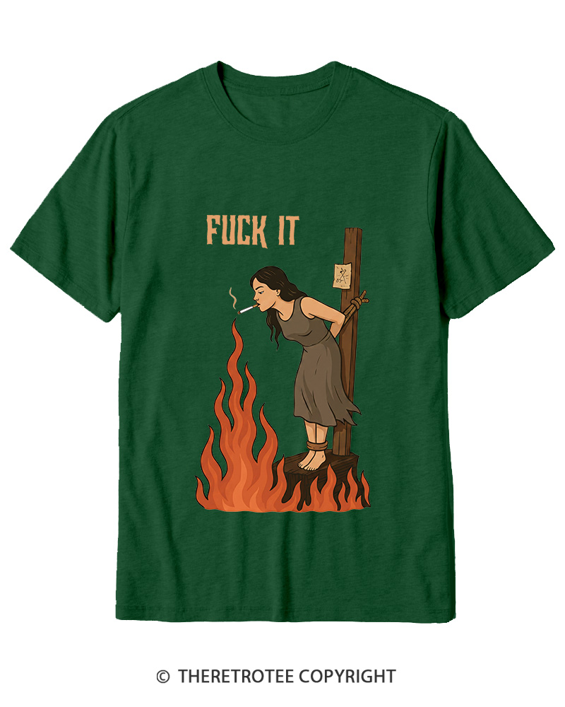 TheRetroTee Fuck It 1970s Cotton T-Shirt