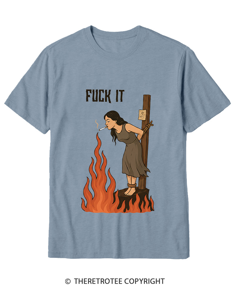 TheRetroTee Fuck It 1970s Cotton T-Shirt