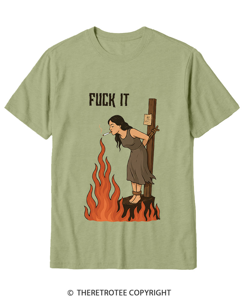 TheRetroTee Fuck It 1970s Cotton T-Shirt