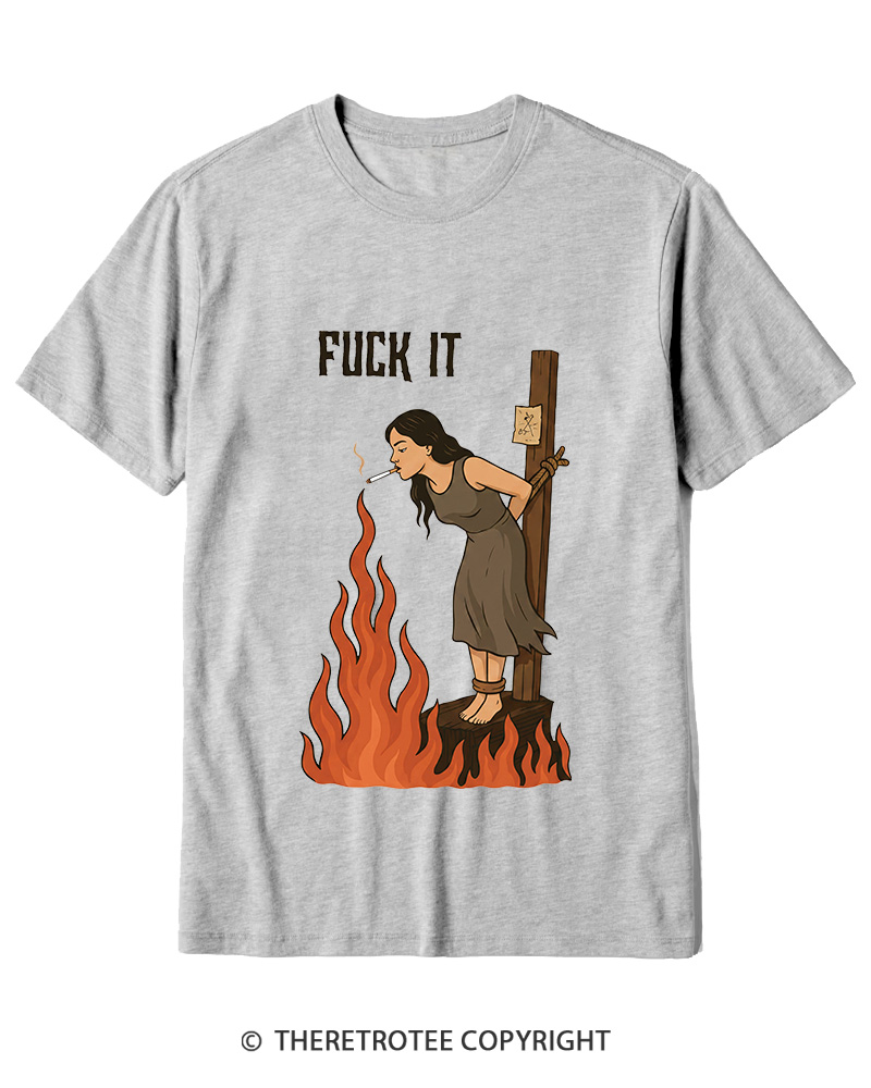 TheRetroTee Fuck It 1970s Cotton T-Shirt