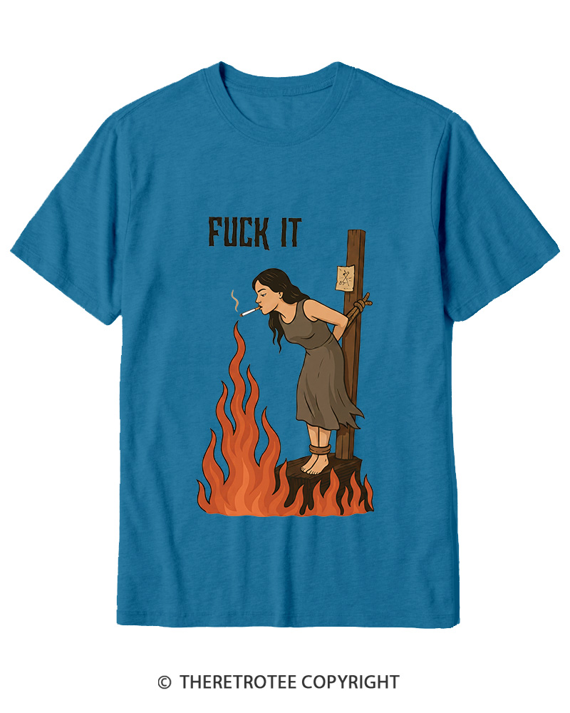 TheRetroTee Fuck It 1970s Cotton T-Shirt