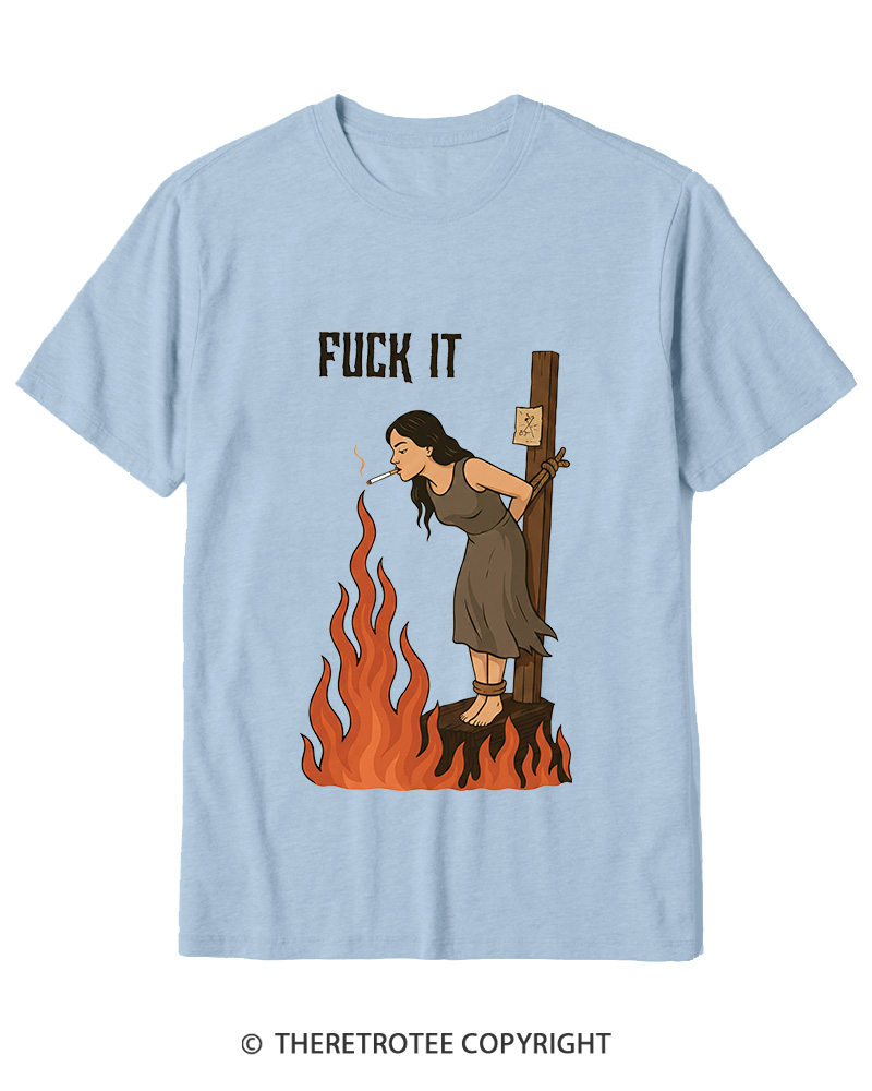 TheRetroTee Fuck It 1970s Cotton T-Shirt